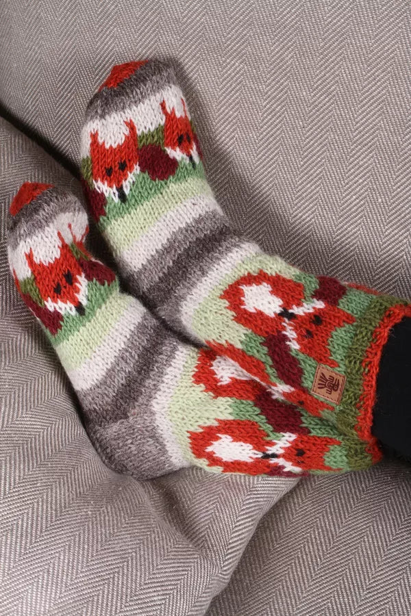 Skulk Of Foxes Sofa Socks