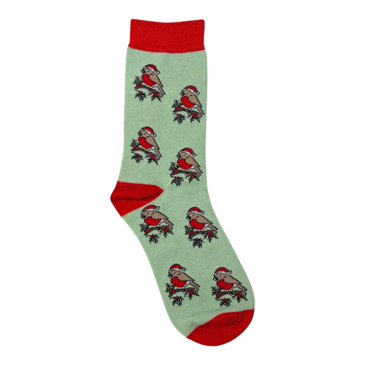 Christmas Robin Just Be Socks Bamboo 4 Pair Bundle