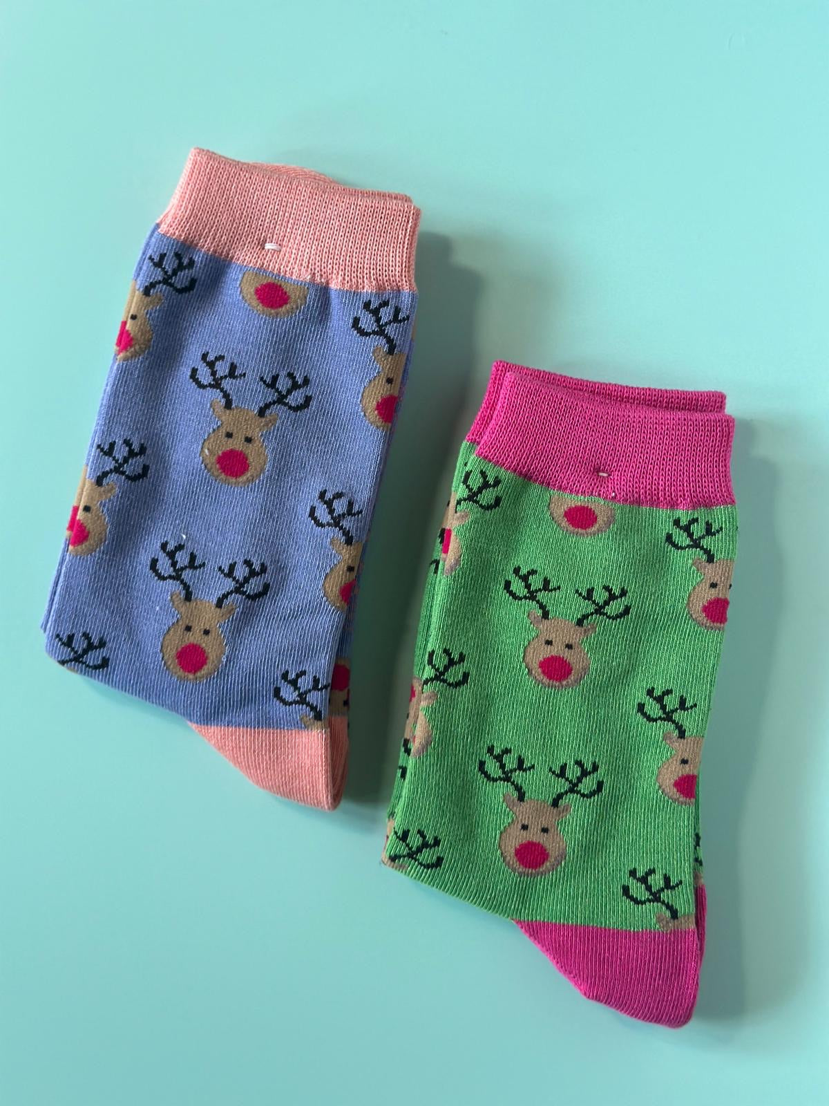 Reindeer Bamboo Socks