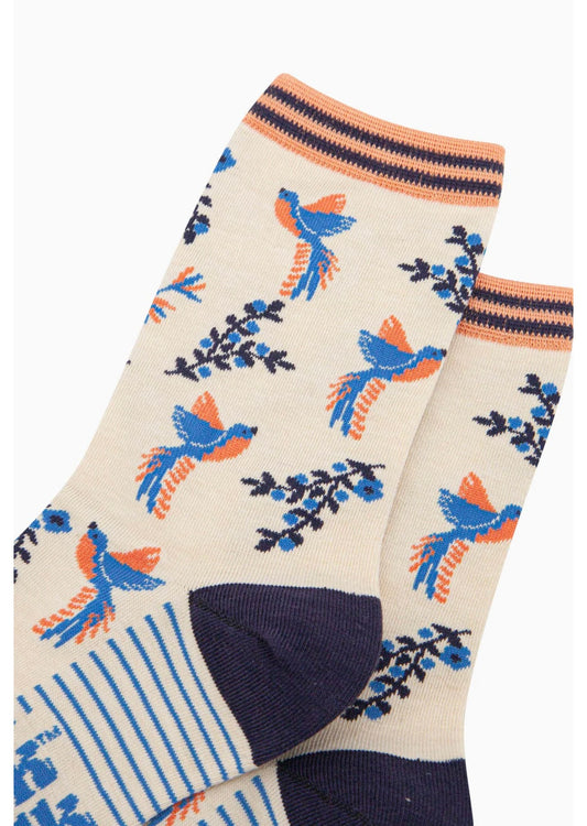 Humingbird bamboo socks