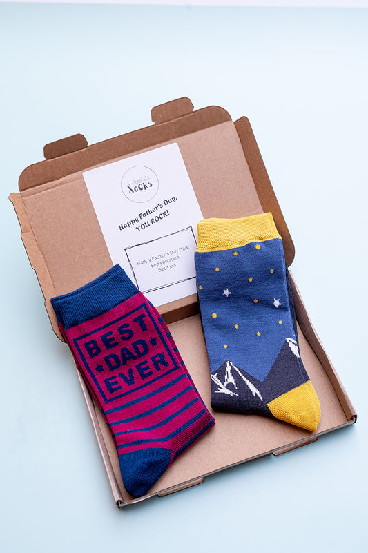 Best Dad | Mountain letterbox gift box