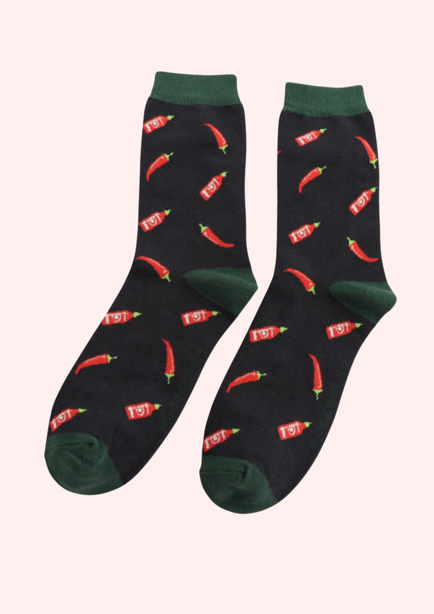 Chilli’s + hot sauce bamboo socks