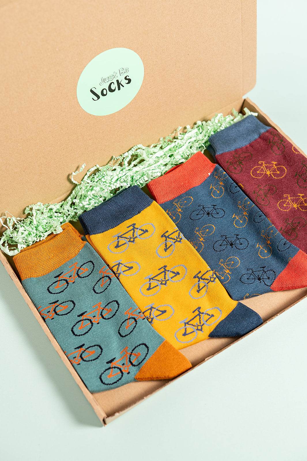 Cycling | Bikes Bamboo Socks Letterbox Gift Set – Eco Friendly Gift with Personalised Note
