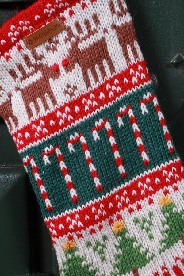 Candy Cane Christmas Stocking