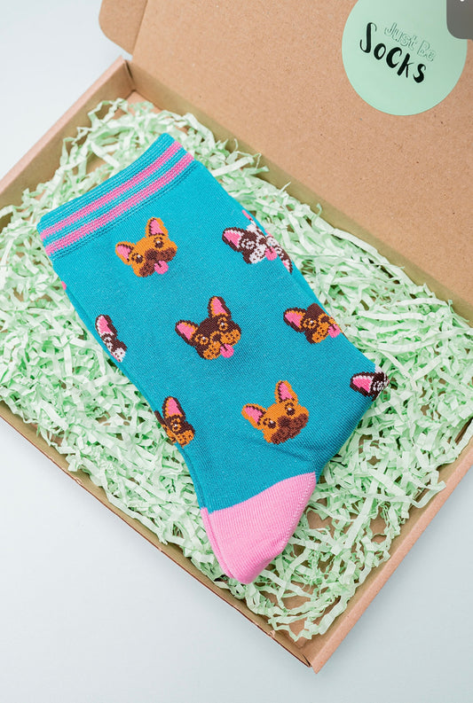 Bull Dog Bamboo Socks