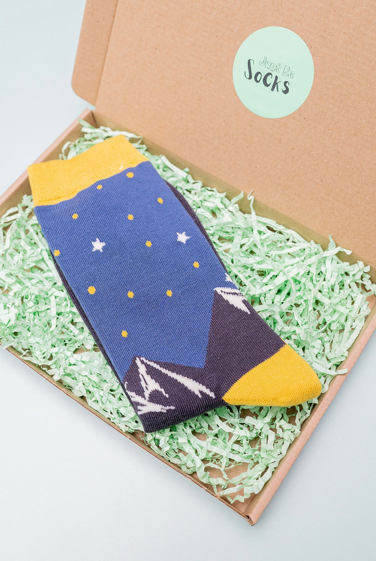 Mountains + Sky bamboo socks | size 7-11