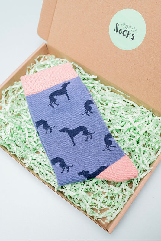 Greyhound Bamboo Socks Navy | Size 4-7