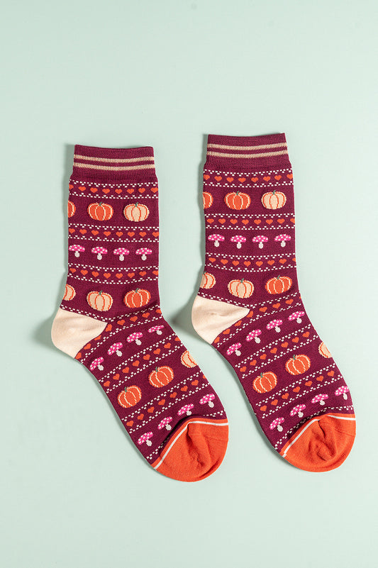 Pumpkin orange bamboo 4-7