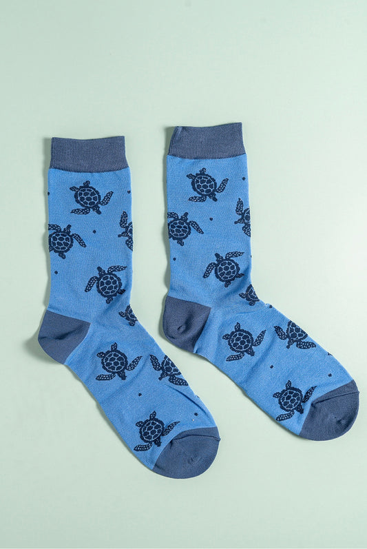 Turtles bamboo blue size 7-11