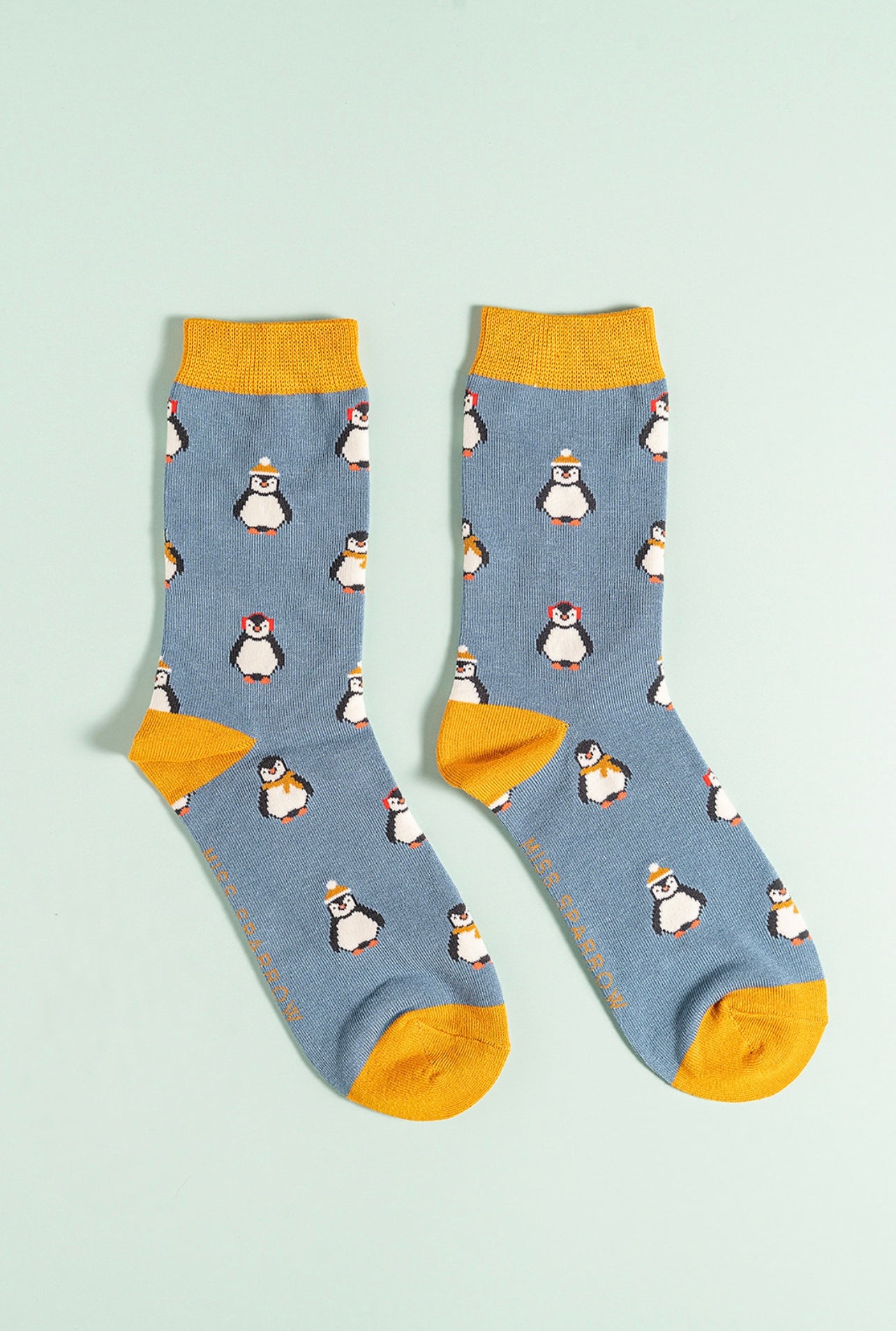 Penguin denim bamboo socks