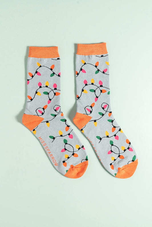 Lights blue bamboo socks