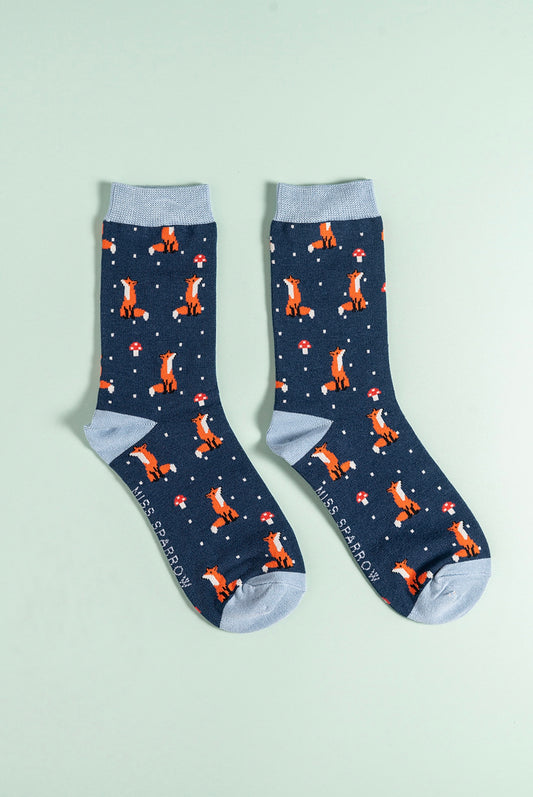 Fox & Toadstool Bamboo Socks