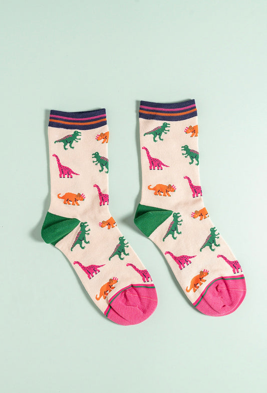 Dinosaur bamboo socks