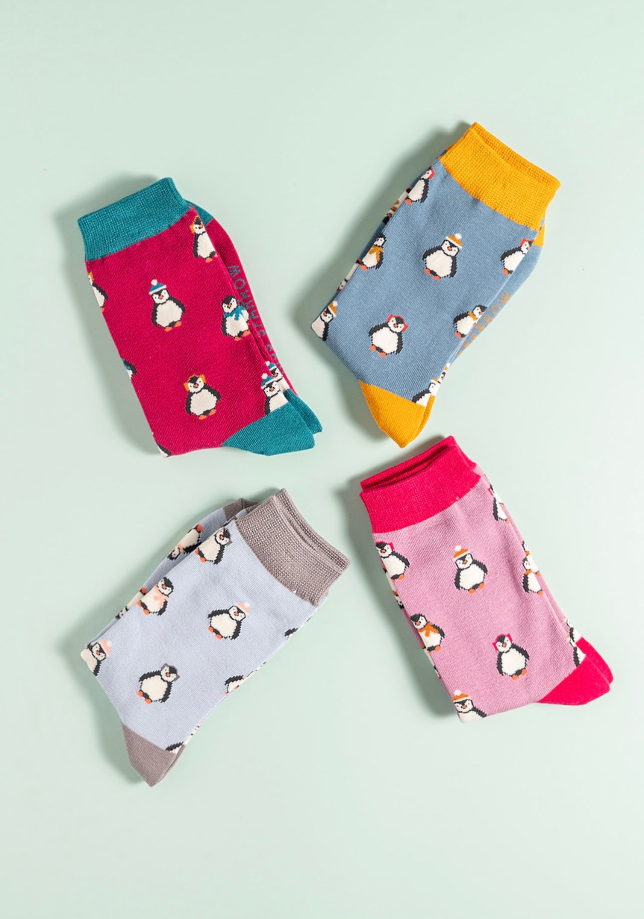 Penguin bamboo socks giftset