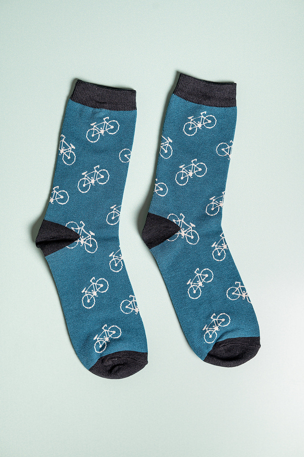 Bike Bamboo Socks Teal