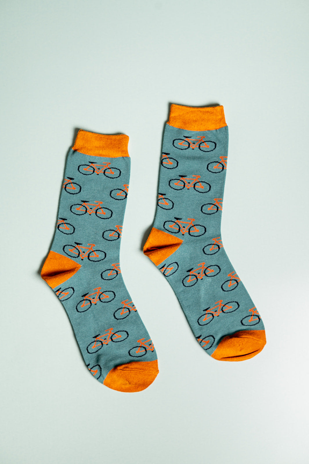 Bike Bamboo Socks Blue
