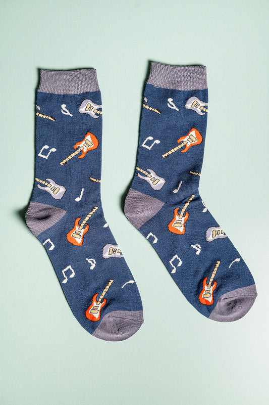 Guitar bamboo socks