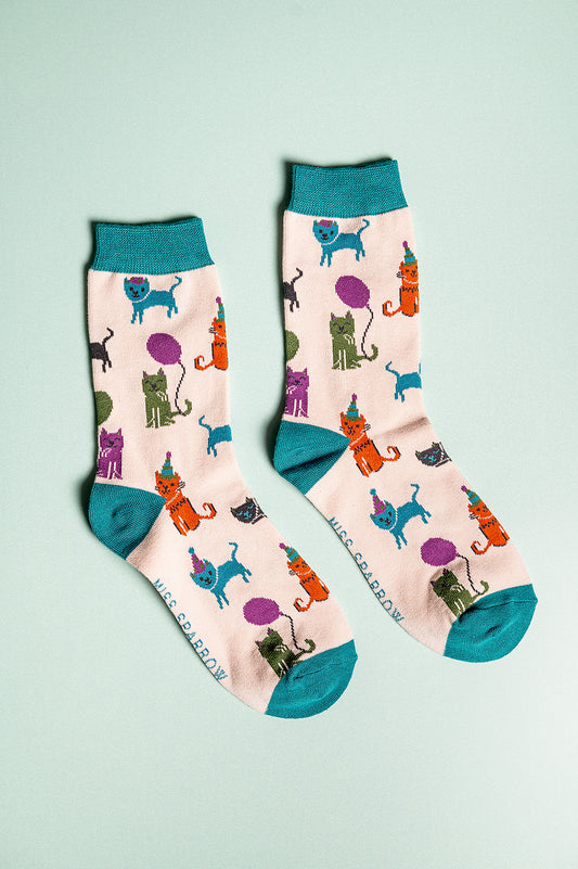 Party Cats cream bamboo