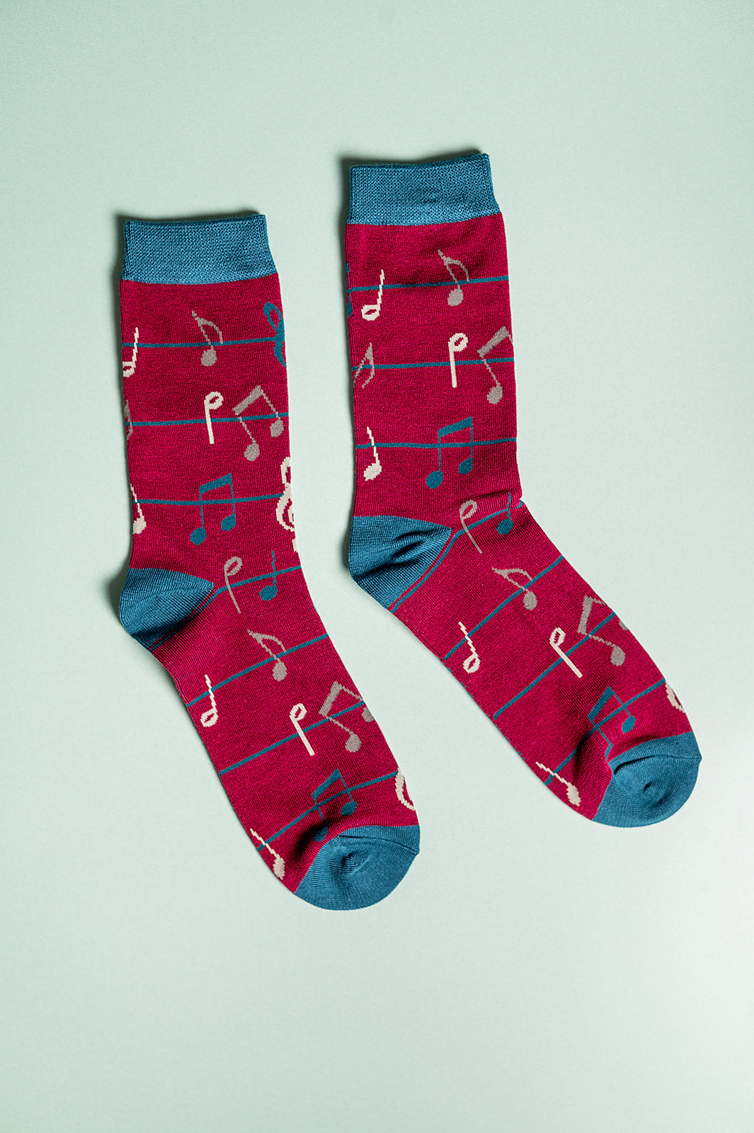 Music Notes Bamboo Sock