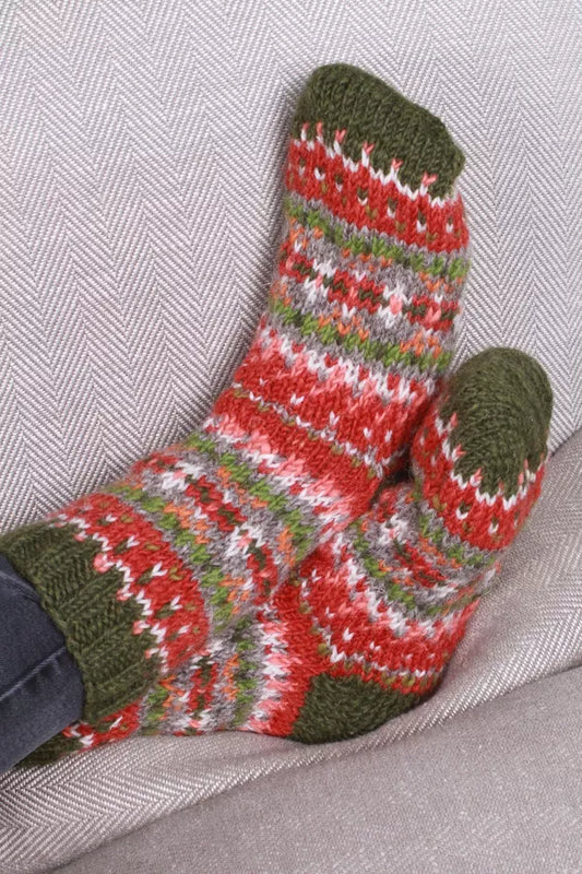 Iona Sofa Socks Moss