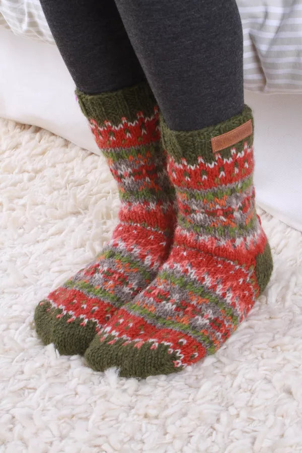Iona Sofa Socks Moss