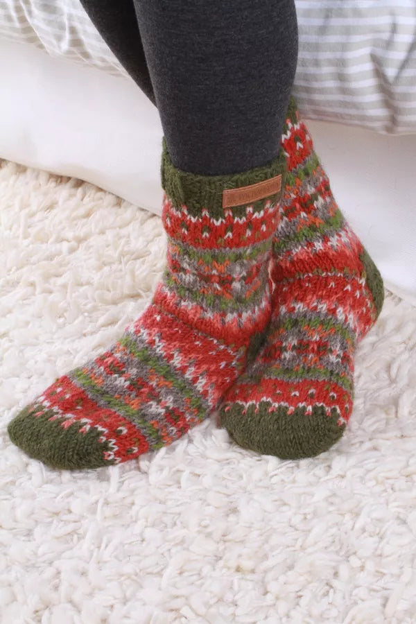 Iona Sofa Socks Moss