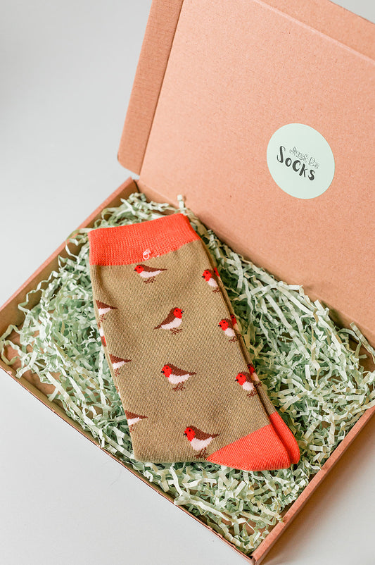 Little Robins Socks Olive