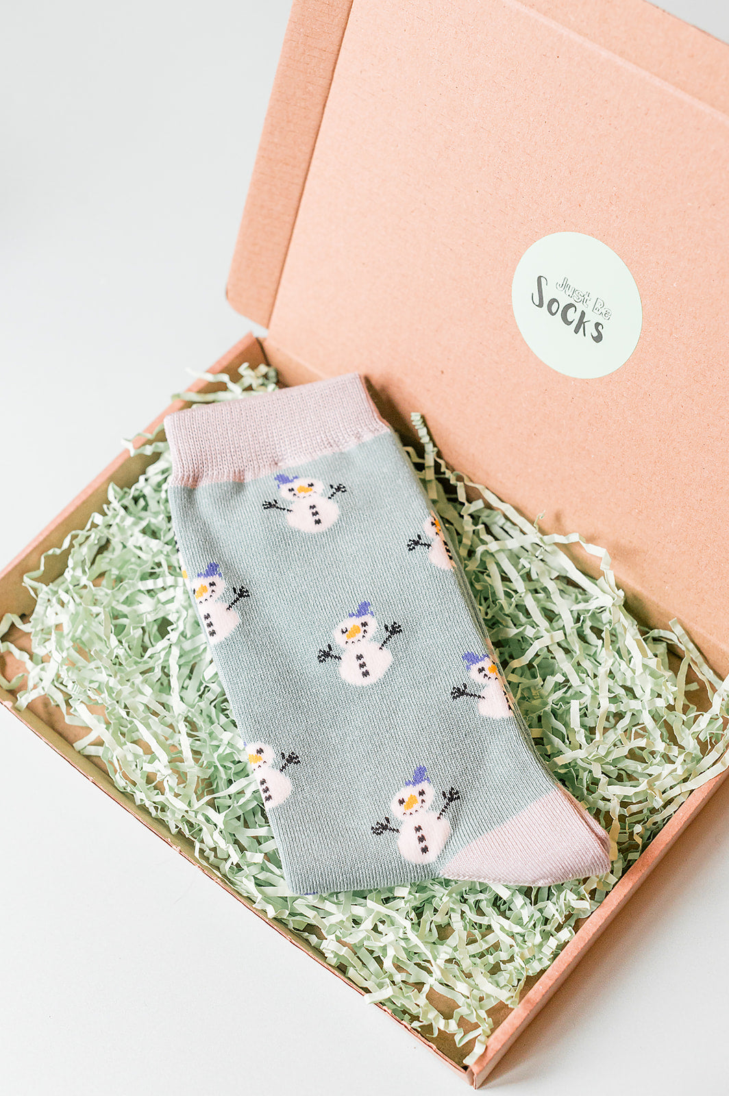 Men’s Little Snowmen Socks Teal