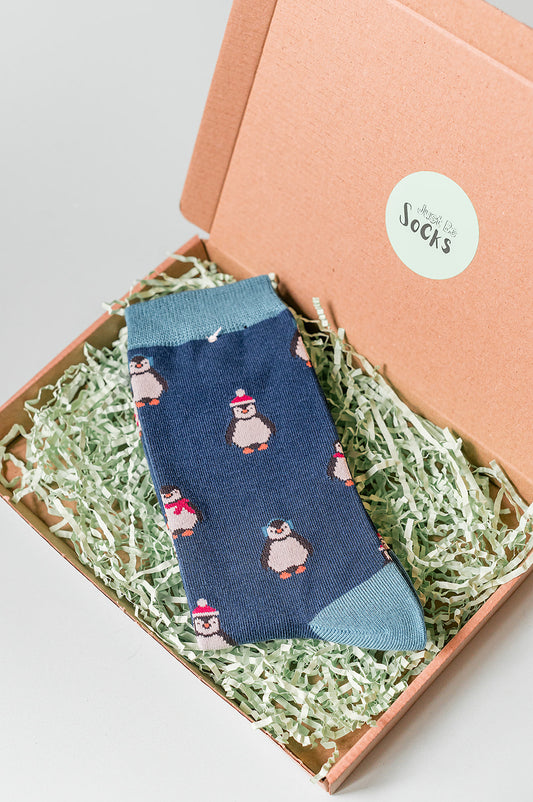Mr Sparrow Baby Penguins Navy
