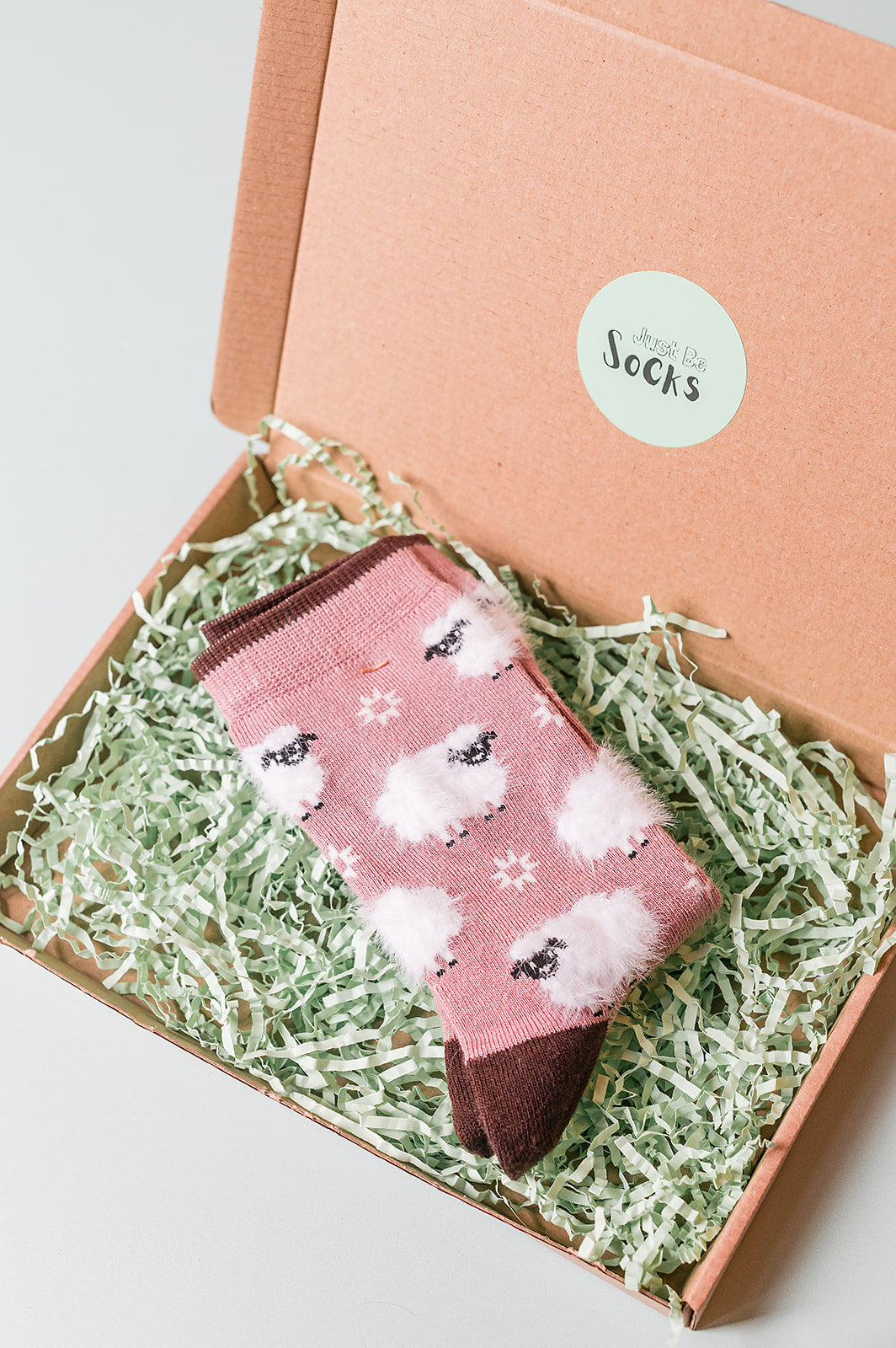 Pink Sheep Fluffy Bamboo Socks