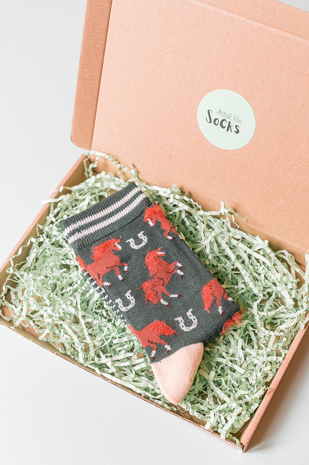 Green Horse Women's Fluffy Bamboo Socks