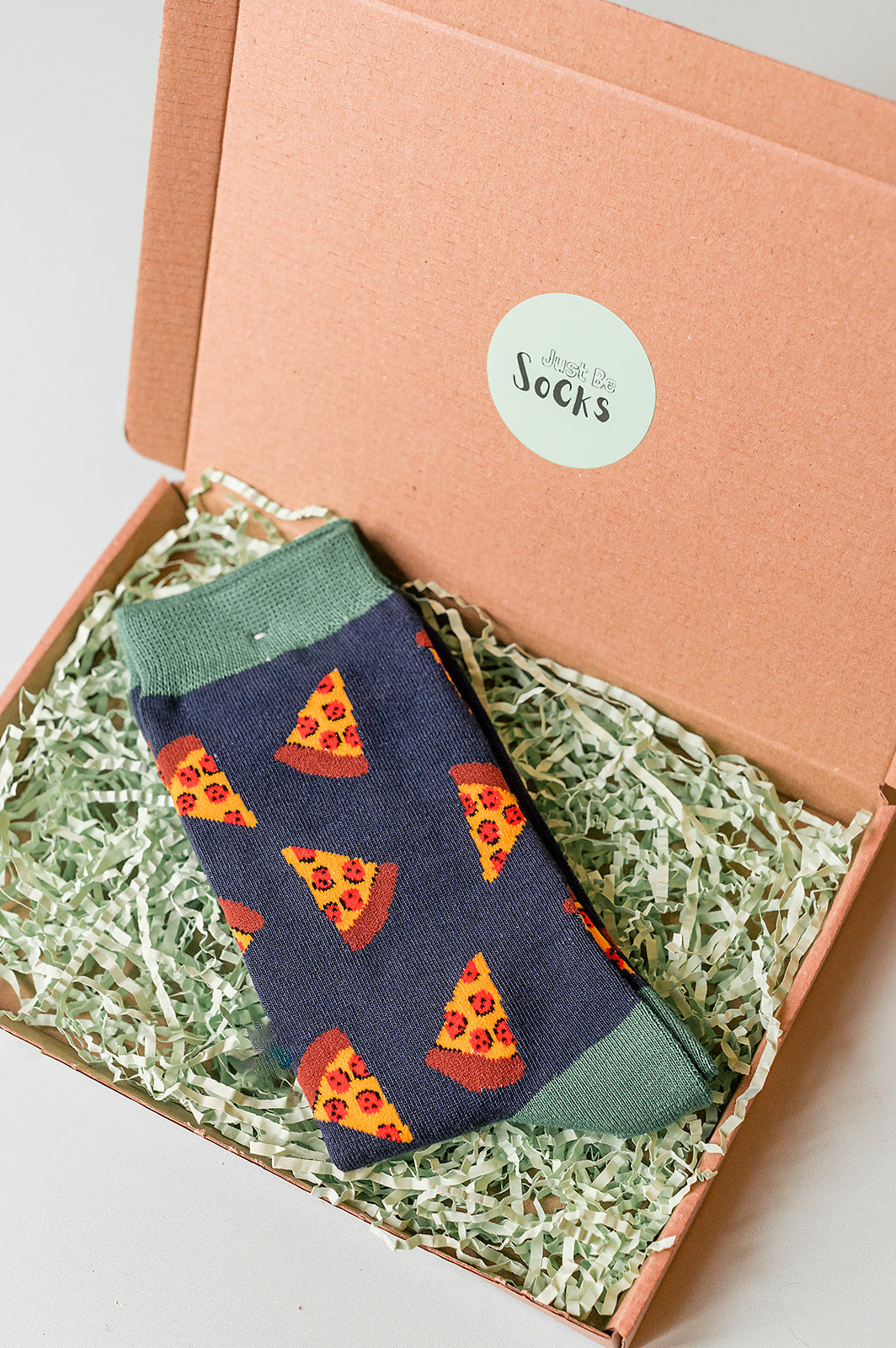 Pizza Bamboo Socks Letterbox Gift with Free Personalised Gift Card