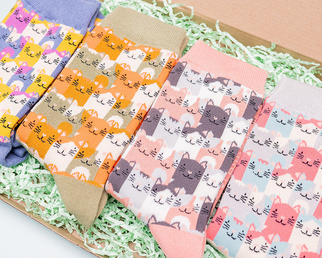 Cat bamboo socks bundle
