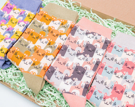 Cat bamboo socks bundle