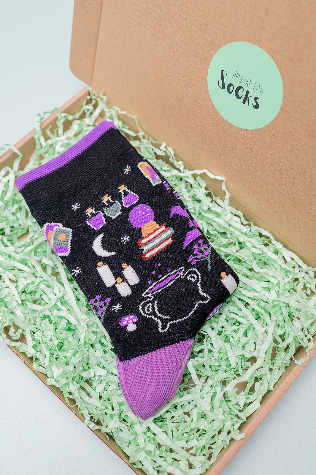 Witchy Women's Bamboo Socks in Black