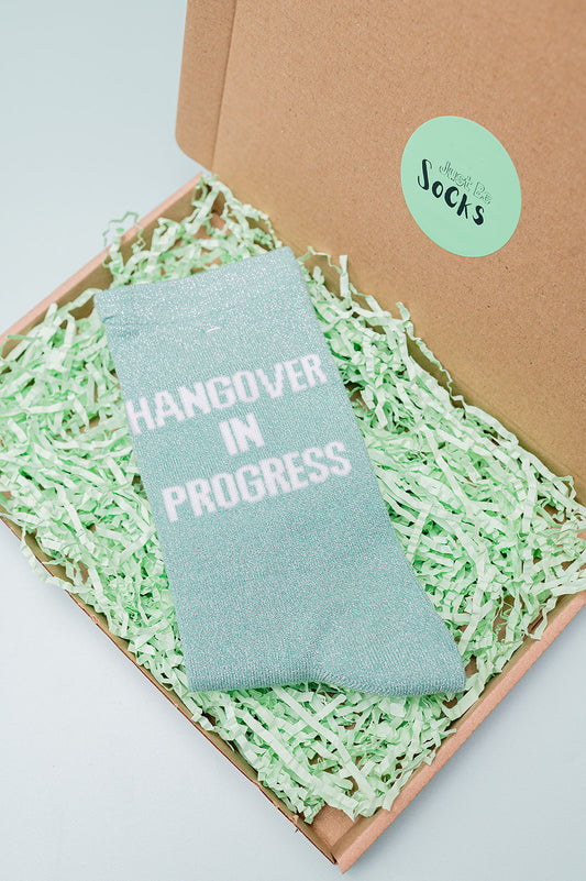 Hangover in Progress Glitter Socks