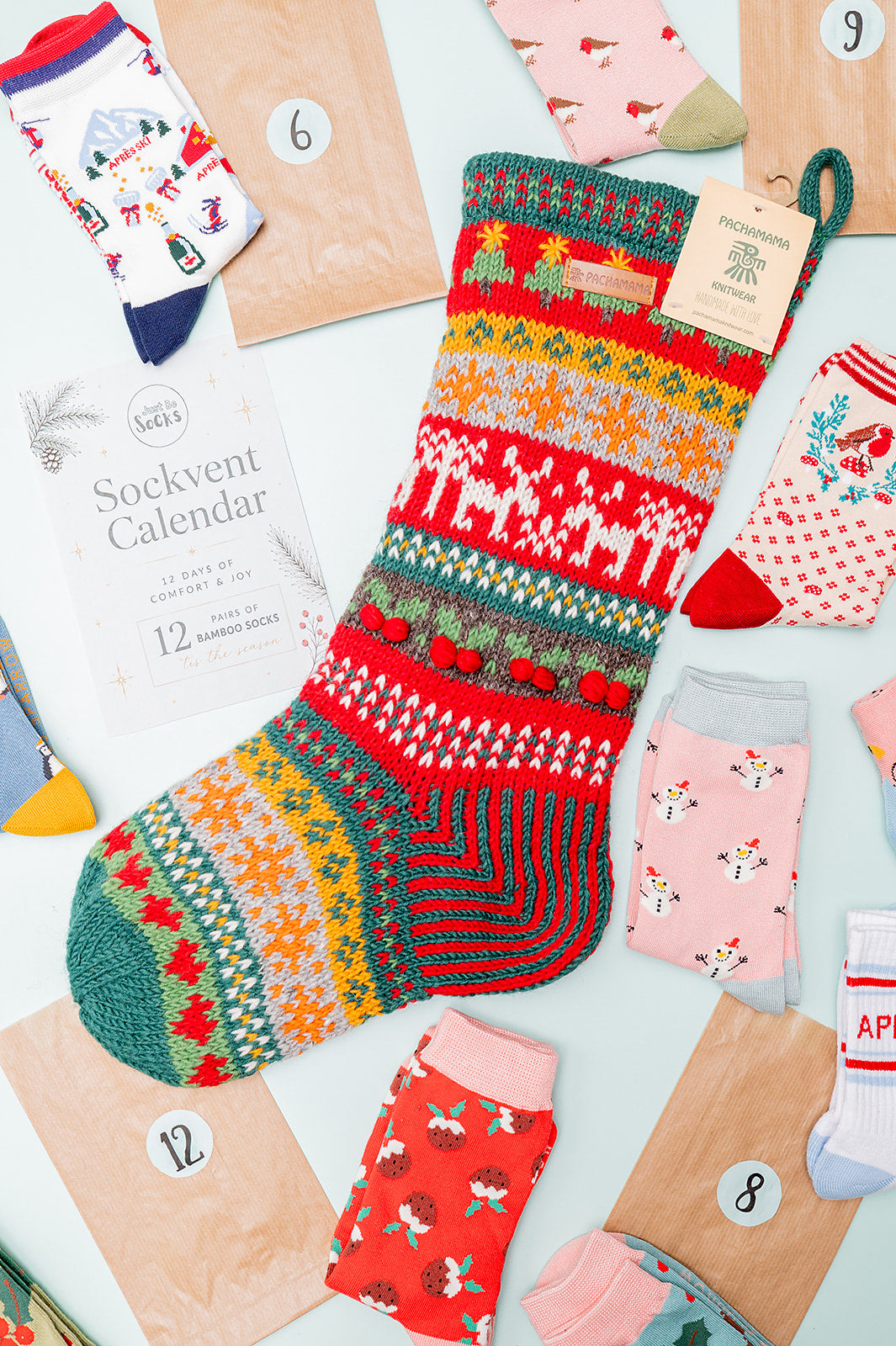 Ladies 'Sockvent' advent calendar