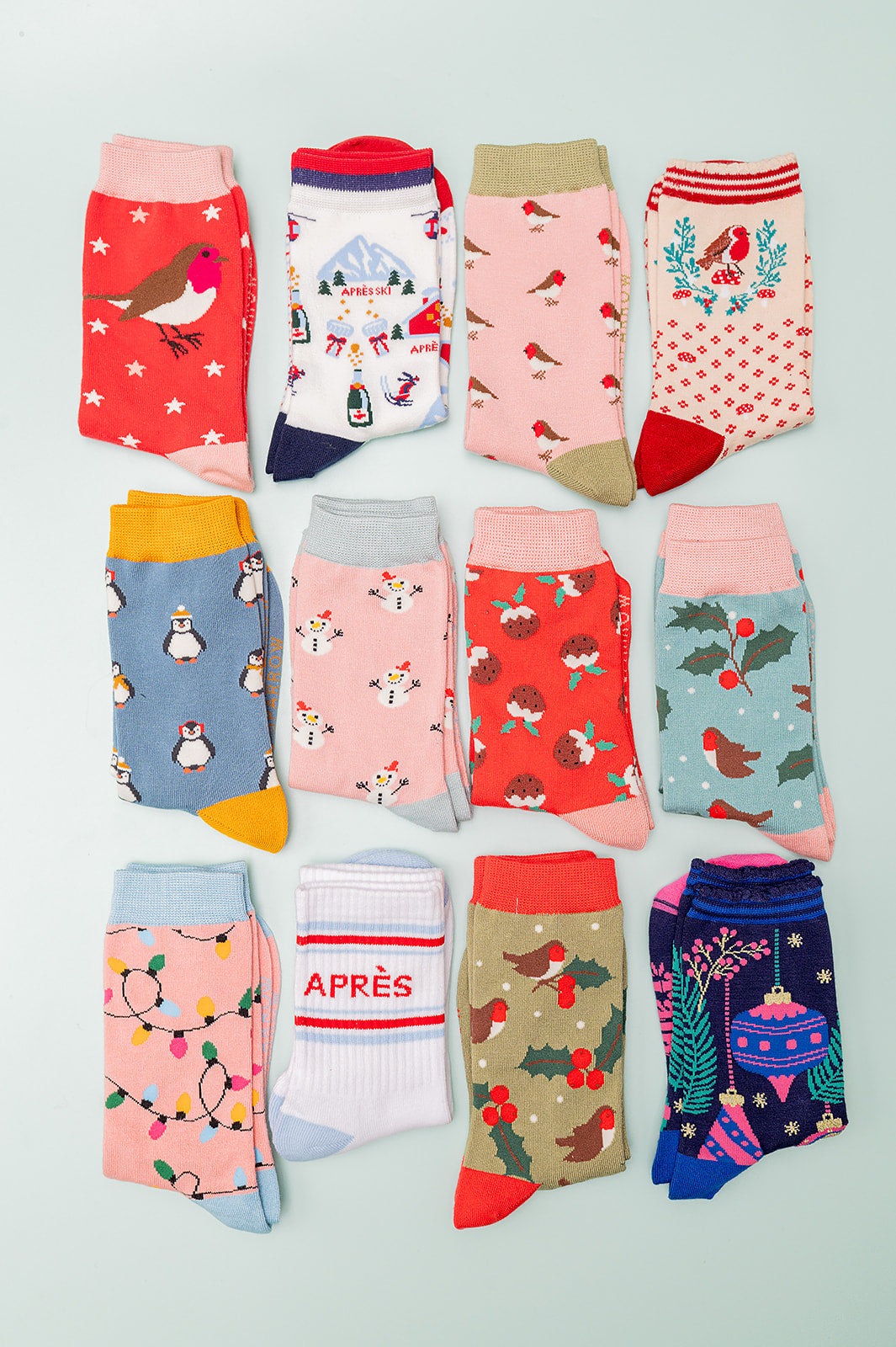 Ladies 'Sockvent' advent calendar