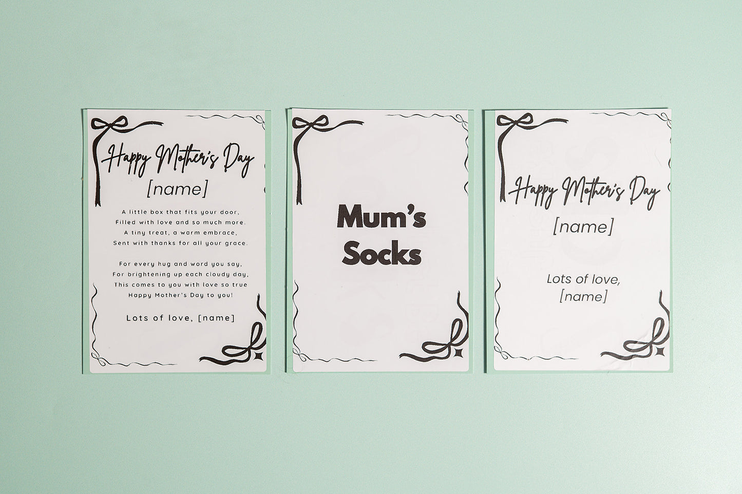 Dog Mum Mothers Day bamboo socks letterbox giftbox