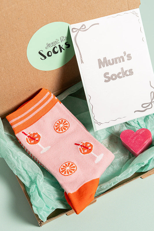 Aperol Spritz bamboo socks letterbox giftbox