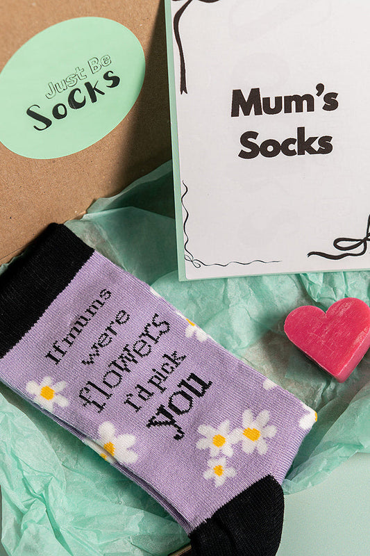 If mum's were flowers I'd pick you bamboo socks letterbox giftbox