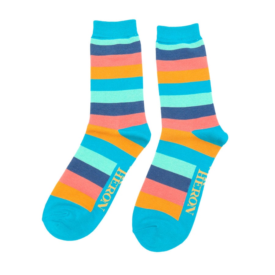 Stripes Mens Bamboo Socks
