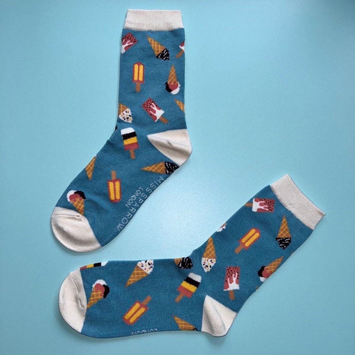 Ice Cream Bamboo Socks | size 4-7