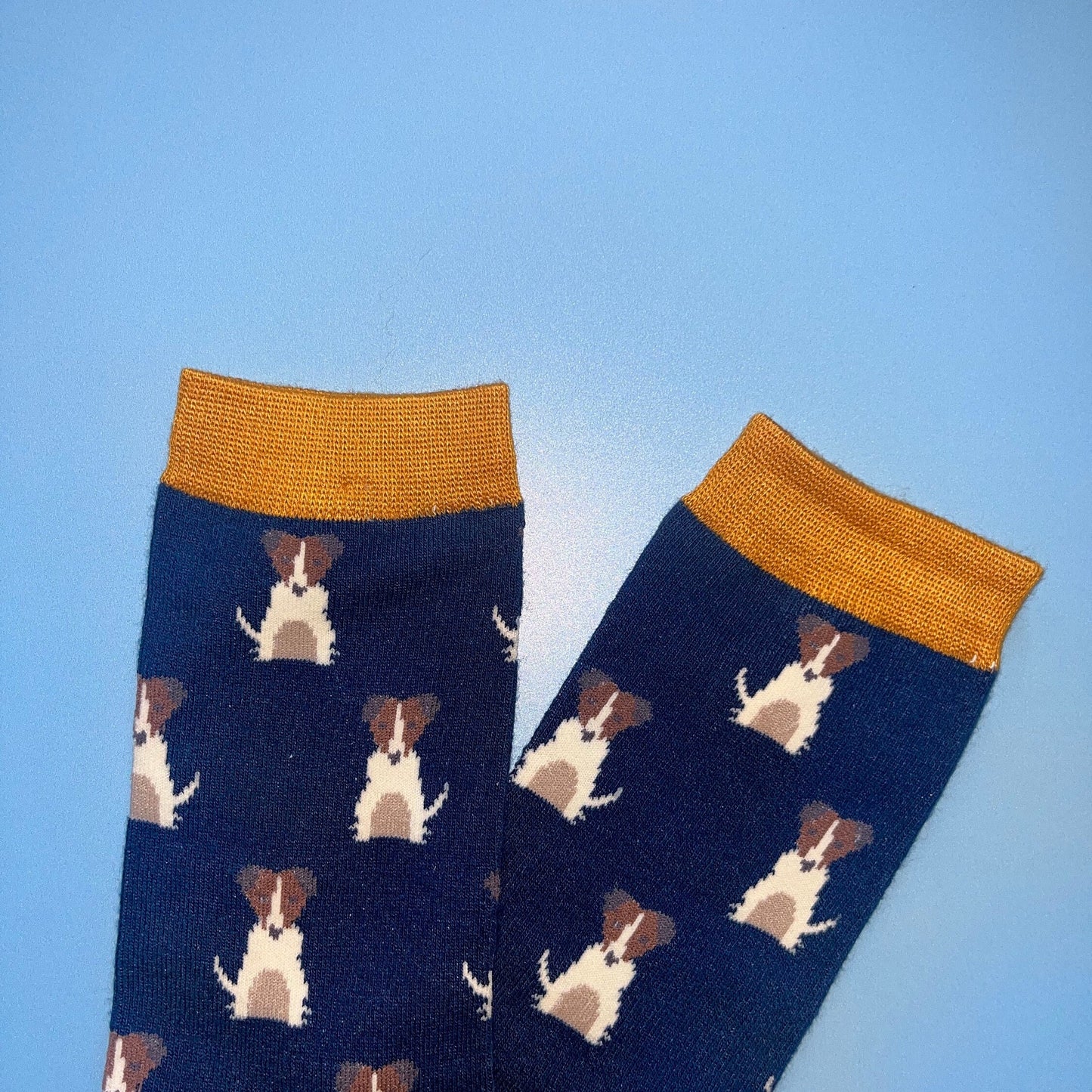 Jack Russel Dog Bamboo Socks | Size 7-11