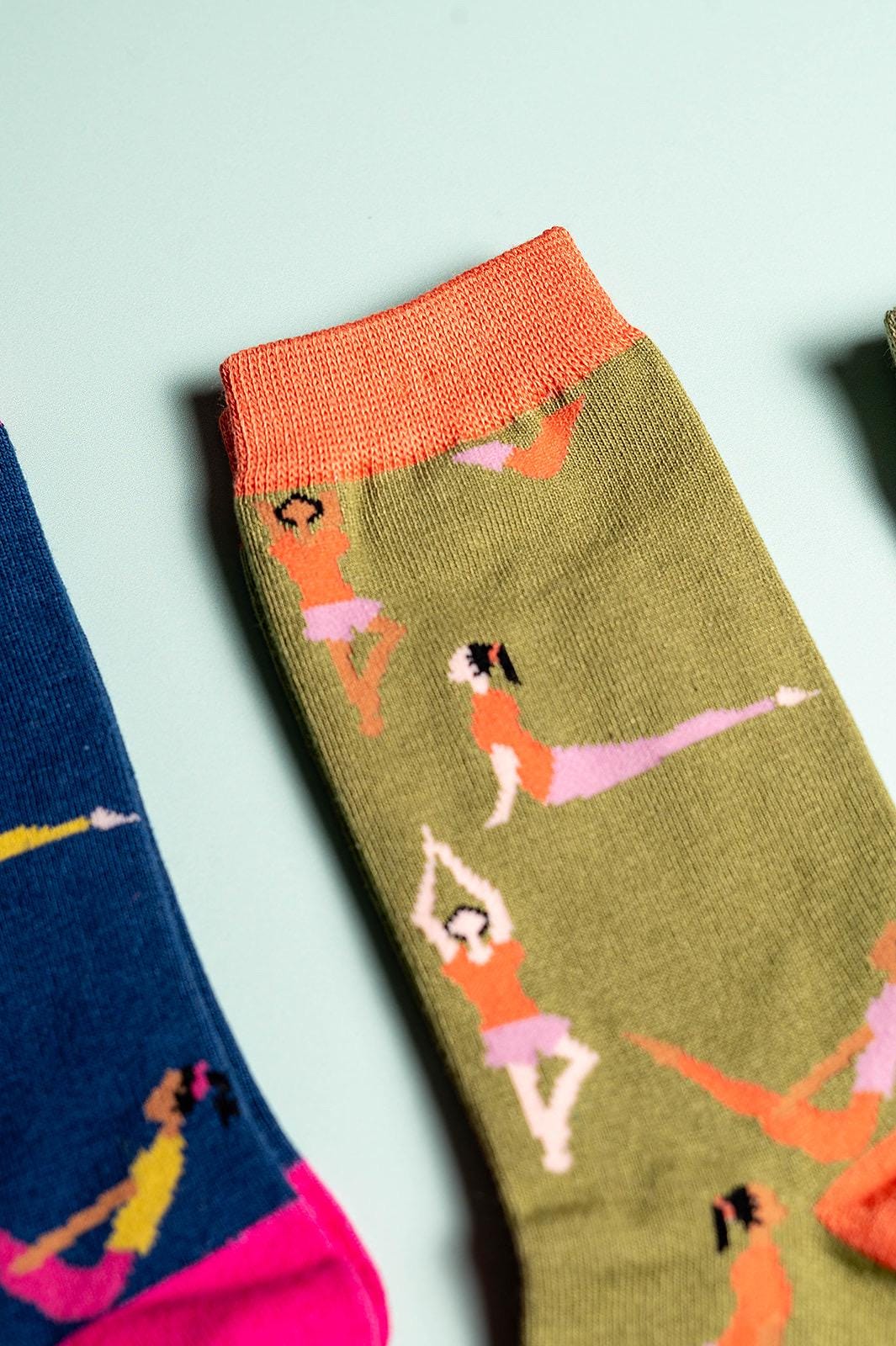 Yoga Bamboo Socks Letterbox Giftset: Ladies Size 4-7, Breathable & Sustainable