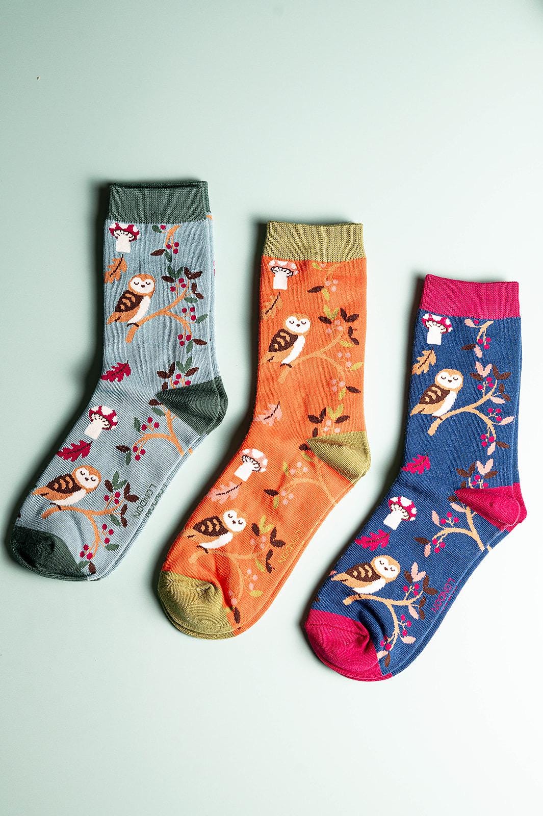 Ladies Owl Bamboo Letterbox Giftset