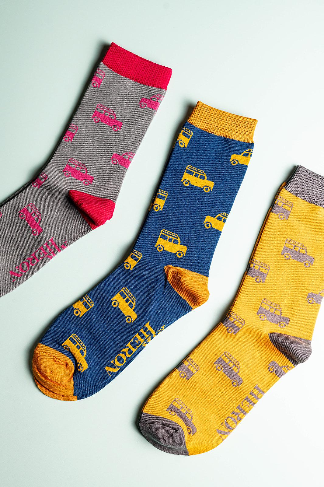 Land Rover Bamboo Socks Letterbox Gift Box | Size 7-11