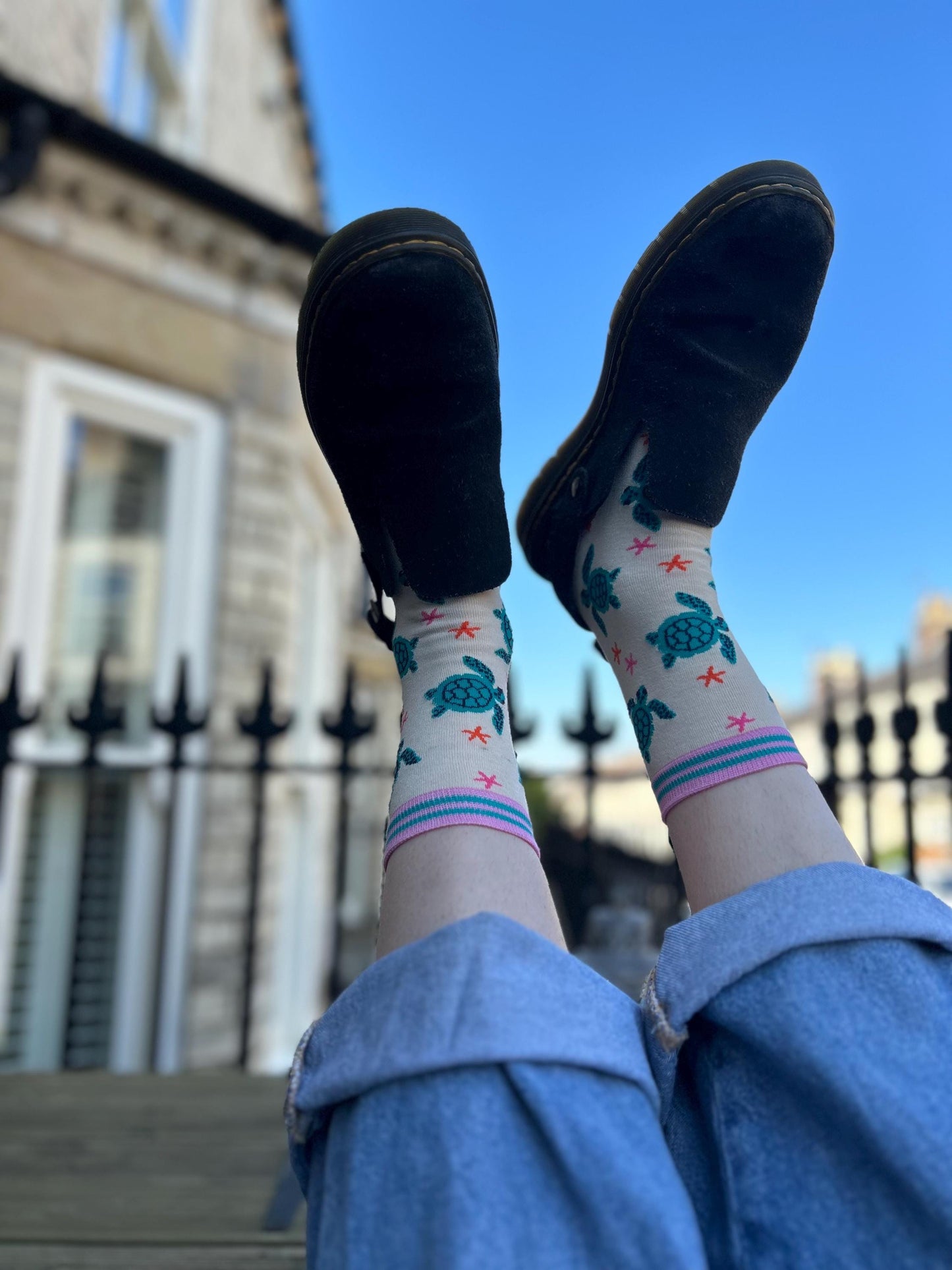 Turtle Bamboo Socks Letterbox Giftset | size 4-7