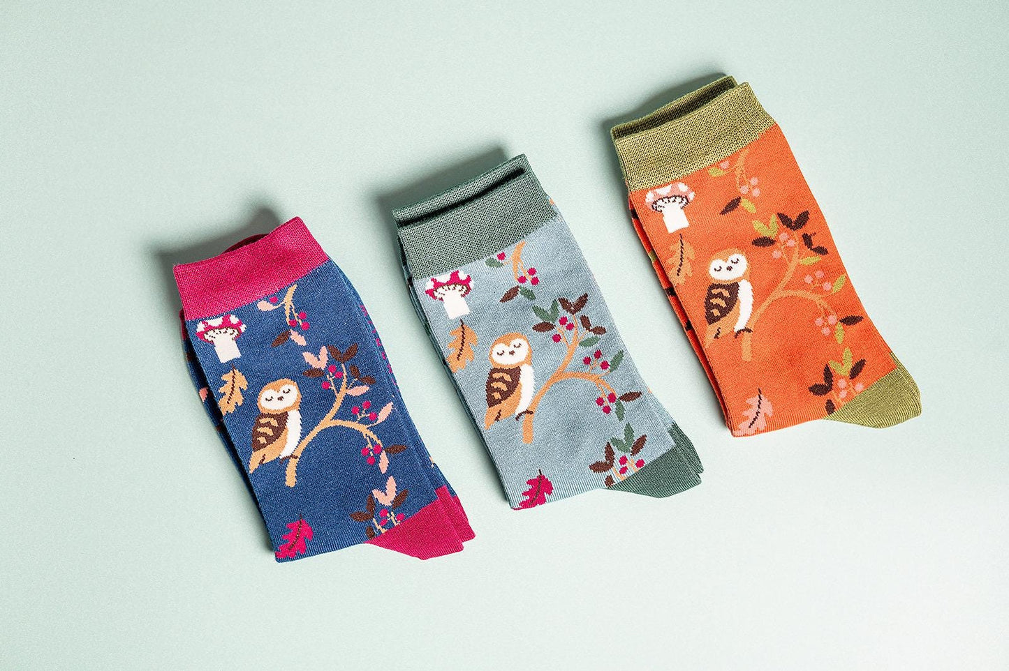 Ladies Owl Bamboo Letterbox Giftset