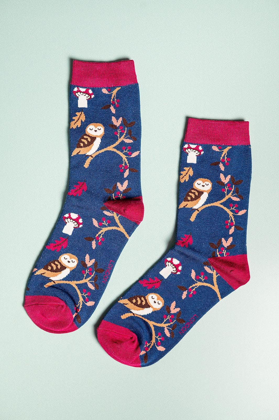 Ladies Owl Bamboo Letterbox Giftset